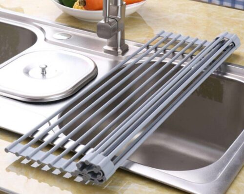Silicone Roll Up Dish Drying Rack