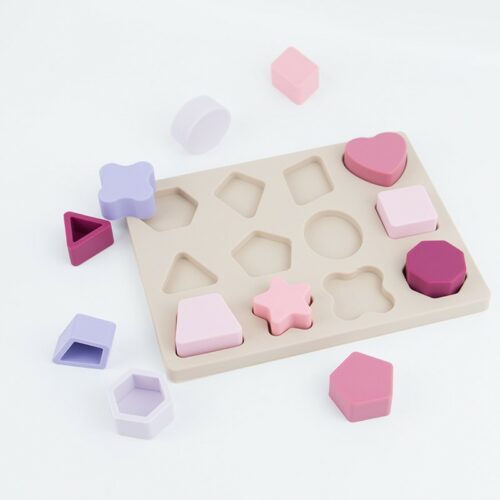 silicone baby puzzle toy