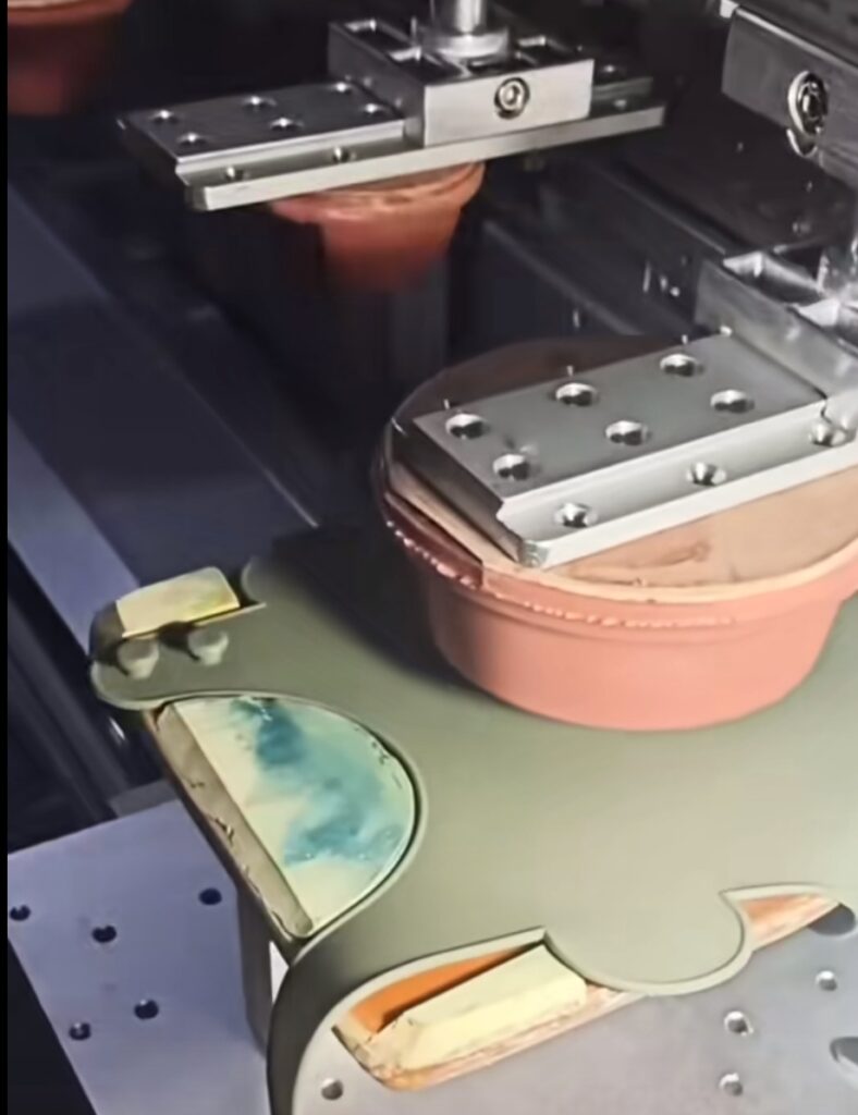Pad Printing on silicone baby bib
