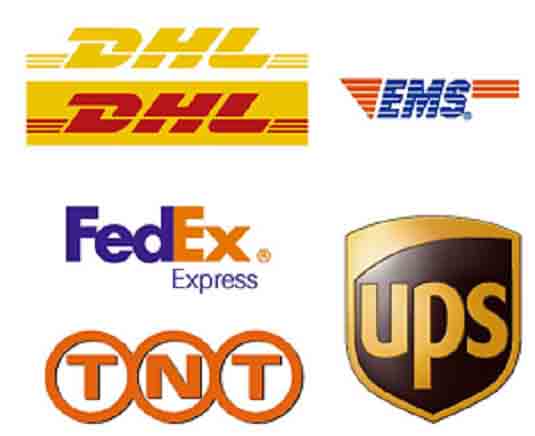 express shipping services FedEx, UPS, DHL, EMS, TNT