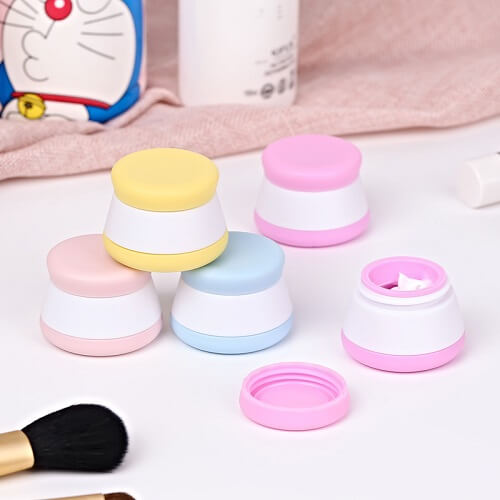 silicone travel cosmetic containers